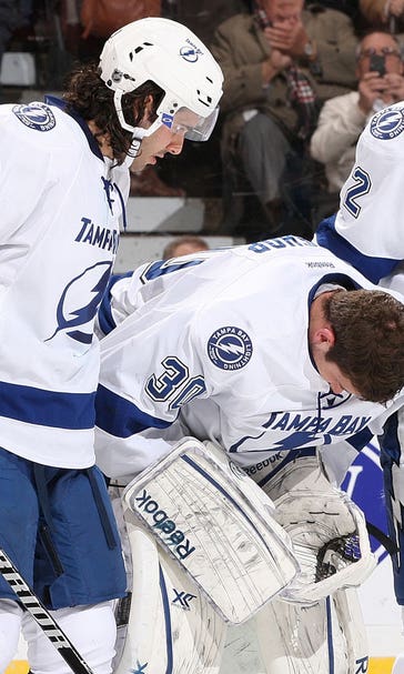 Senators beat Lightning; Bolts goalie Bishop injured